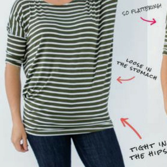 AGNES & DORA Raspberry Pink Dolman Tunic - Picture 9 of 11